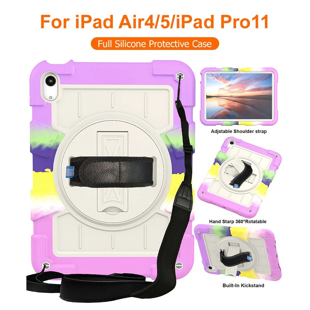 

Stand Shockproof Tablet Case For iPad 2019 2020 2021 Air 11 Air 4 2020 Air 5 2022 Pro 11 2018 2020 2021 2022 10th 11th Gen Cover