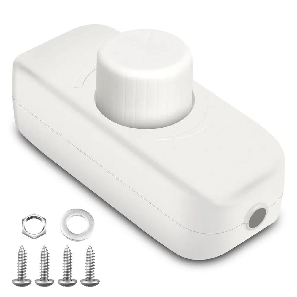Trailing Edge Dimmer Switch with Rotary Control for LED and Incandescent Lamps Including Brightness Memory Feature