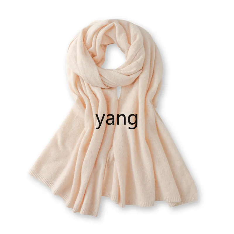 

LMM100% Cashmere Scarf Women's Shawl Warm Knitted Scarf Cashmere Blanket