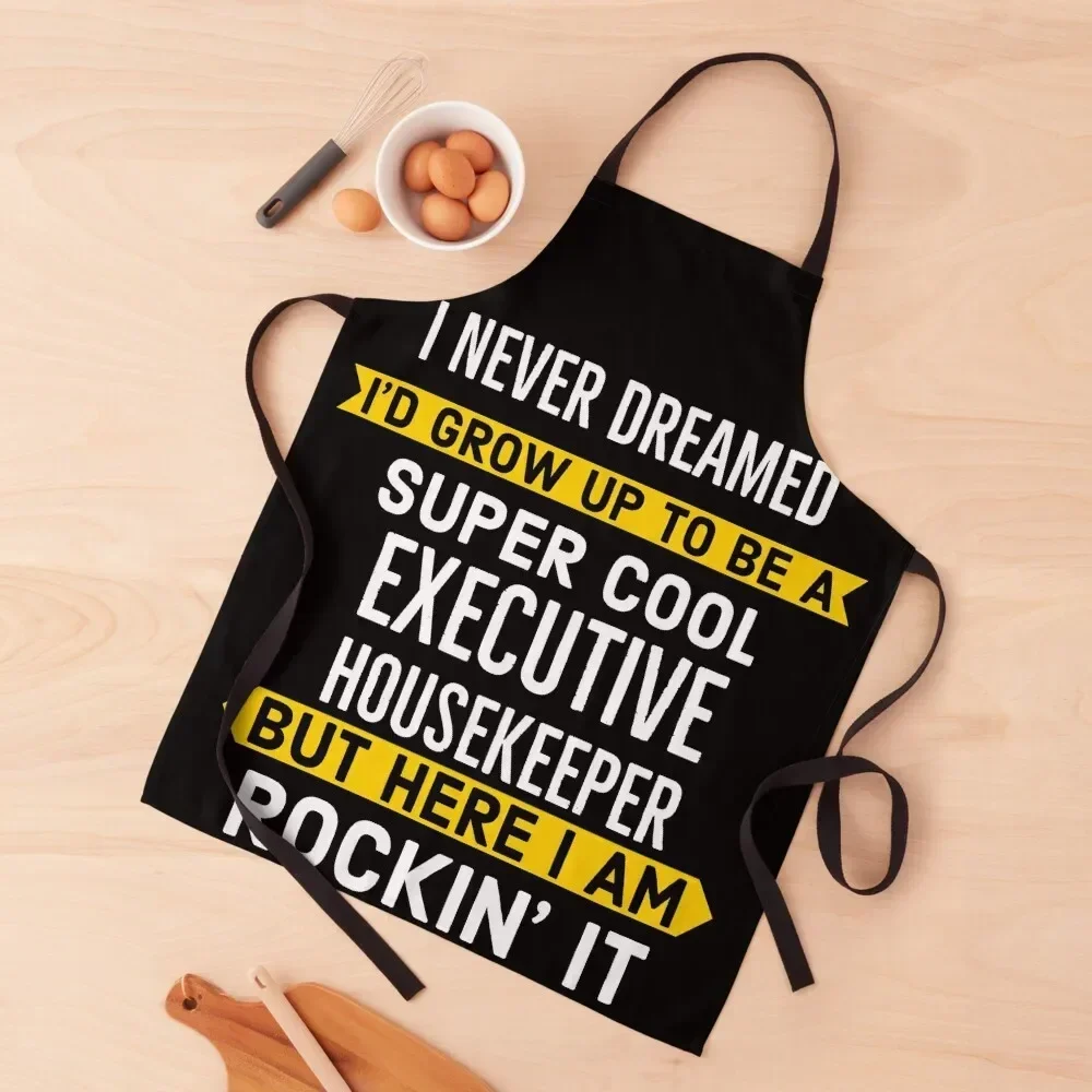 

Executive Housekeeper Gift Apron cleanings Things For The Kitchen For Cooking Korean Apron