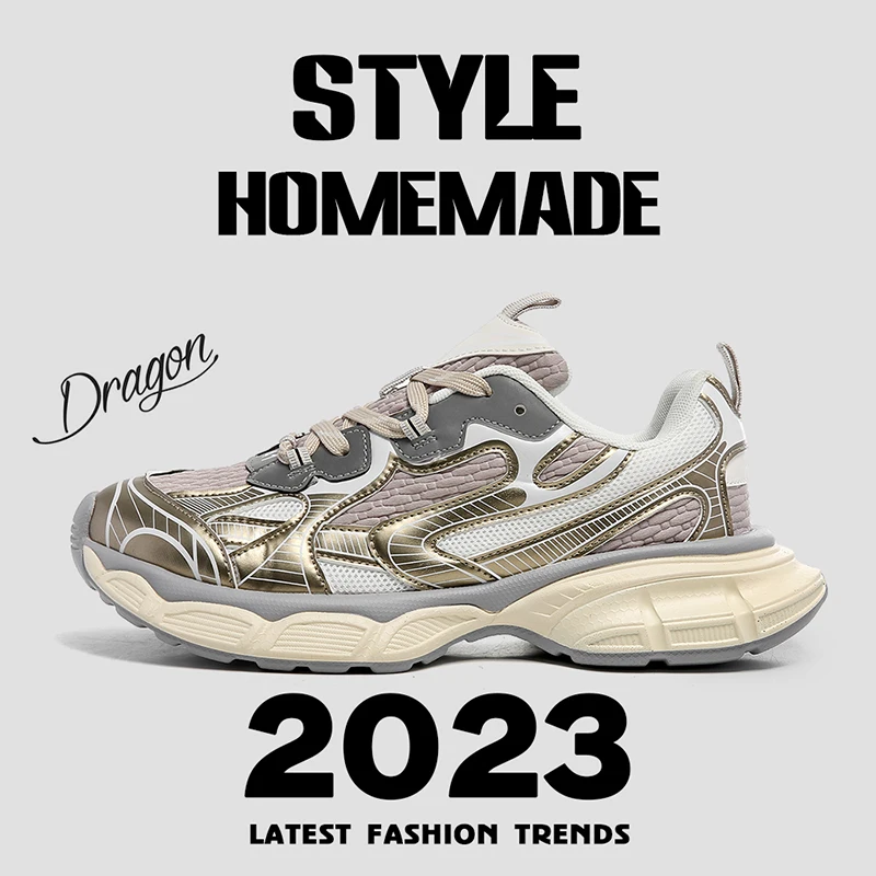 

Men's Shoes 2025 New Autumn Trendy Brand Torre Men's Thick Sole Increased Casual Flow Reflective Sports Running Trendy Shoes