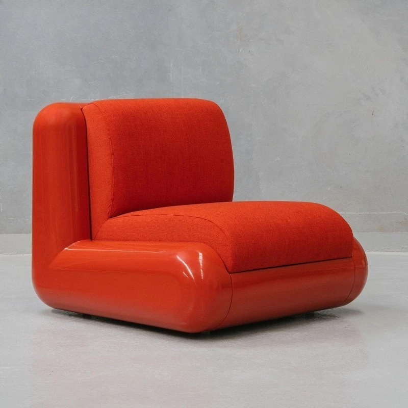 

Modern minimalist candy sofa creative cream style living room reception leisure chair