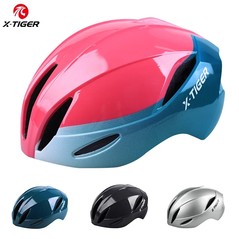 

X-TIGER Adult Bike Helmet Red Blue Cycling Helmet Men Outdoor Sports Cycling Casco Bicicleta Safety Cap Adjustable 58-61cm