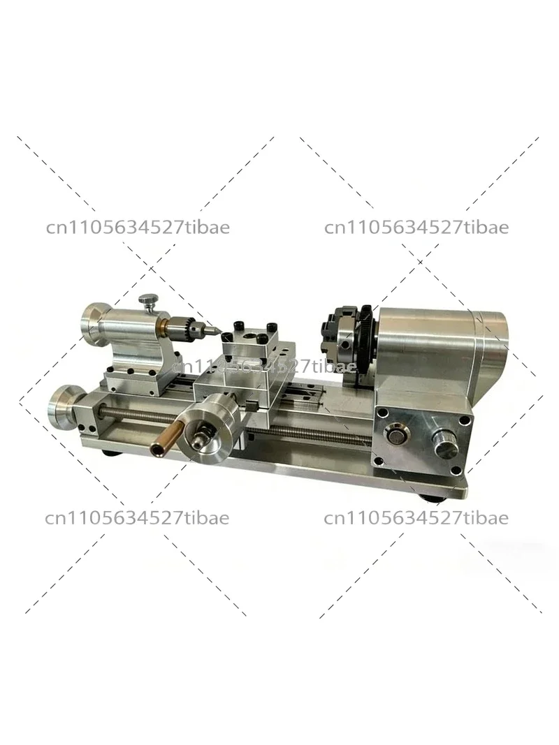 Mini Metal Lathe Bench Top Precision DIY Lathe for Watchmaking Model Woodworking