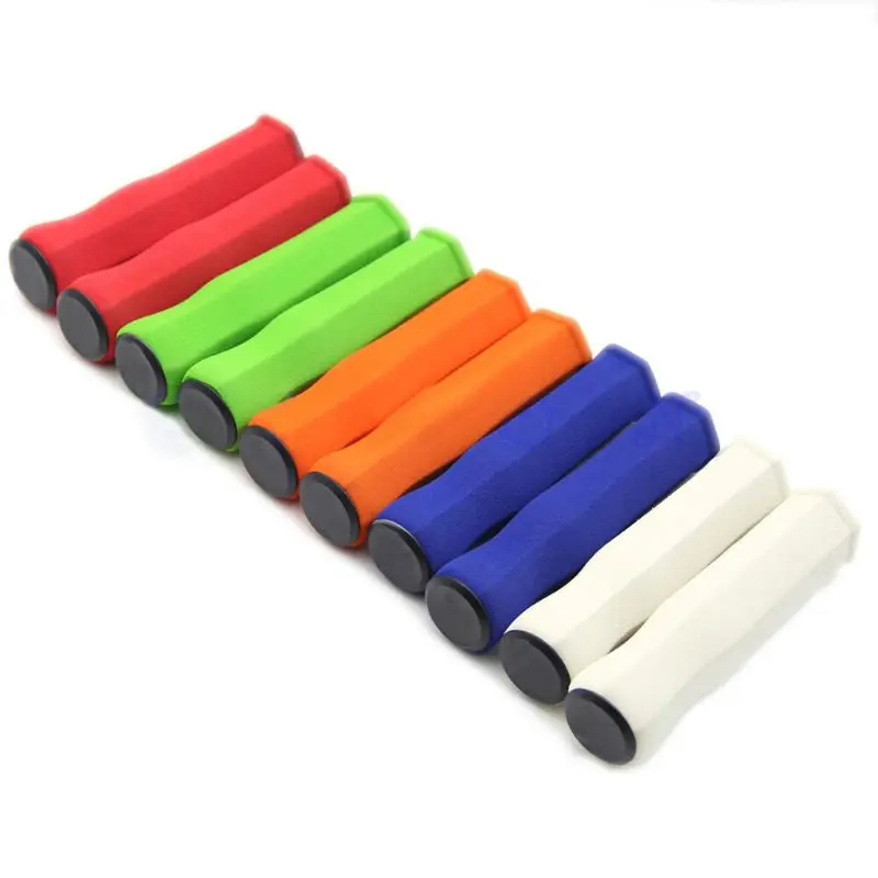 1 Pair Bike Racing Bicycle Motorcycle Handle Bar Foam Sponge Grips Cover Non-slip Soft Handlebar MTB Cyling Bar Accessories