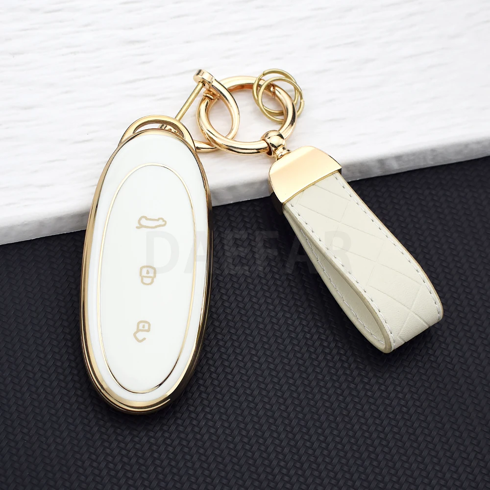 Tpu Car Key Case for Dongfeng Nammi 2024 2025 Dfsk Naami Protector Fob Cover Shell Keychian Auto Accessories