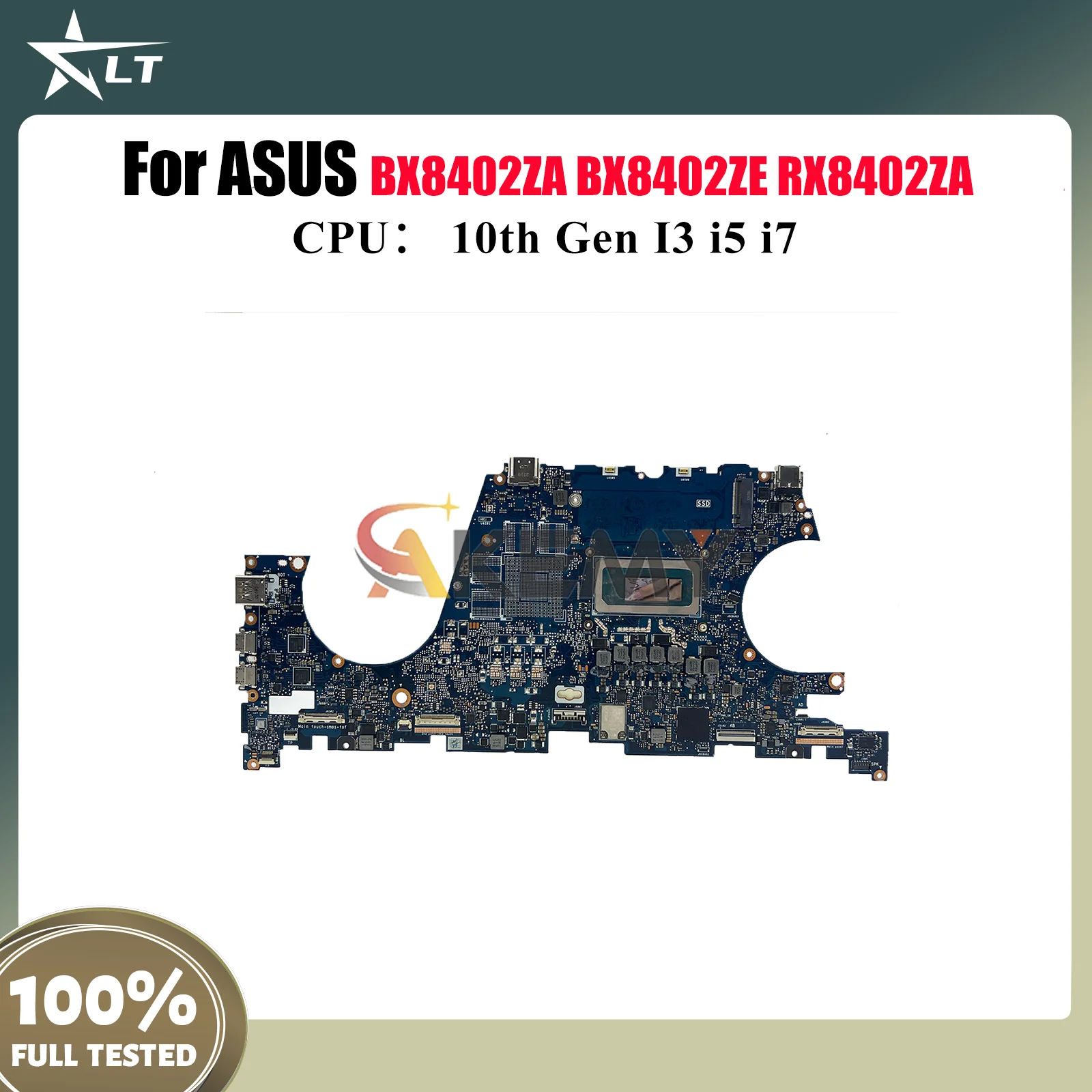 

UX8402ZA Laptop Motherboard For ASUS RX8402ZA UX840ZA BX8402ZA UX8402 UX840ZC BX8402ZE UX840ZE Mainboard With 10th Gen I3 i5 i7