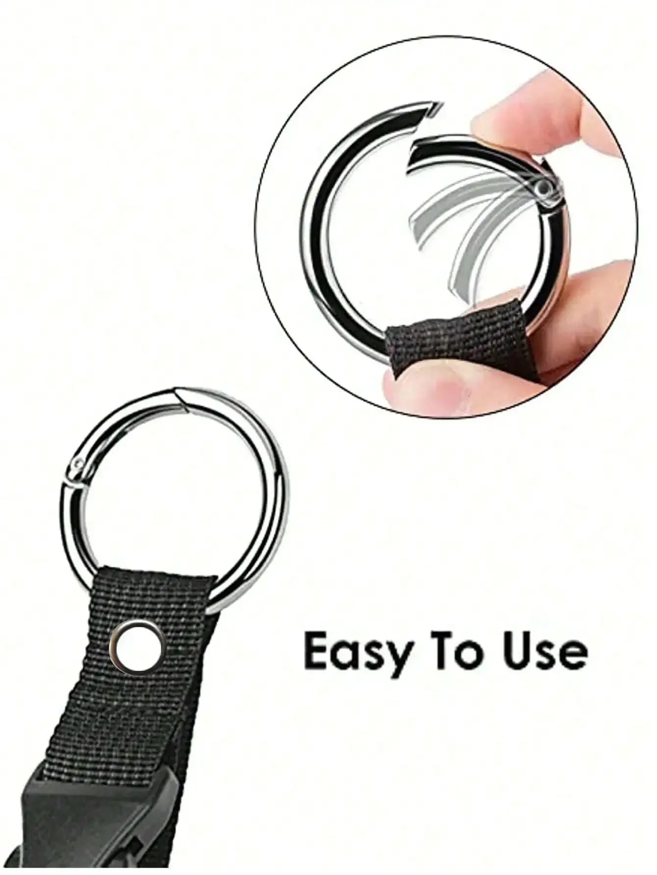 Draagbare anti-diefstal bagageriem Duurzame buitengesp Heren Dames Rugzakclip Must-have Reiscadeautas Tags voor bagage