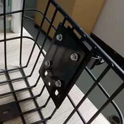 Bike Basket Fixed Holder Easy Installation Detachable Cycle Carrying Stem Holder
