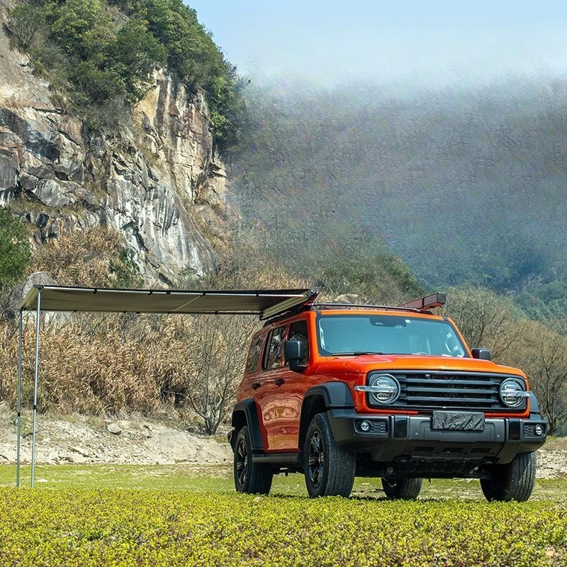 

Car side tent vinyl awning outdoor camping off-road vehicle side canopy sunscreen