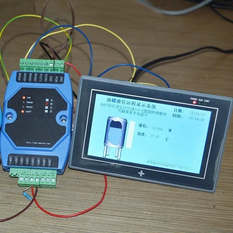For HART to modbus and touch screen communication HART to RS485 engineering dedicated tablet