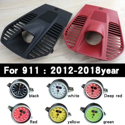 For Porsche 911 991 12-2019 Dashboard Stopwatch Clock compass Sport Chrono watch instrument panel Center cover Car Accessories