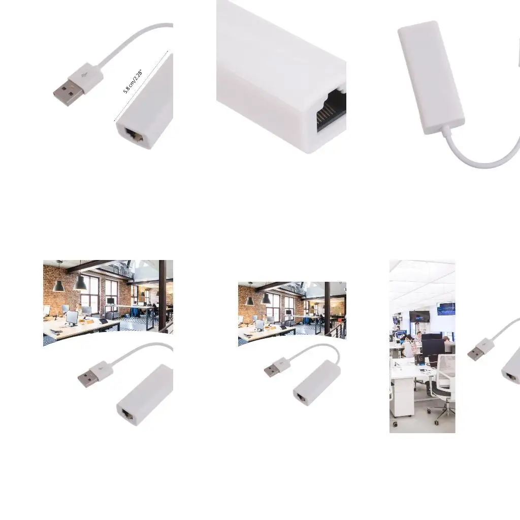 

31BA 10/100Mbps External Networks Card USB2.0 to RJ45 Converter Gigabit Ethernet