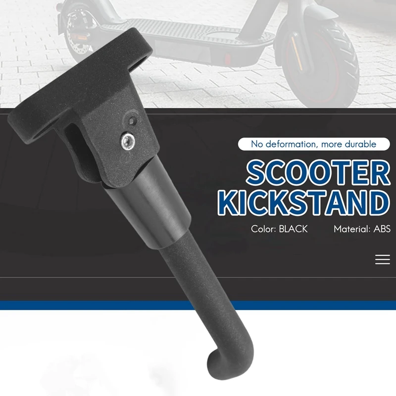 2X Scooter Parking Stand Kickstand For Xiaomi Mijia M365 Electric Scooter Skateboard Accessories Tripod Black