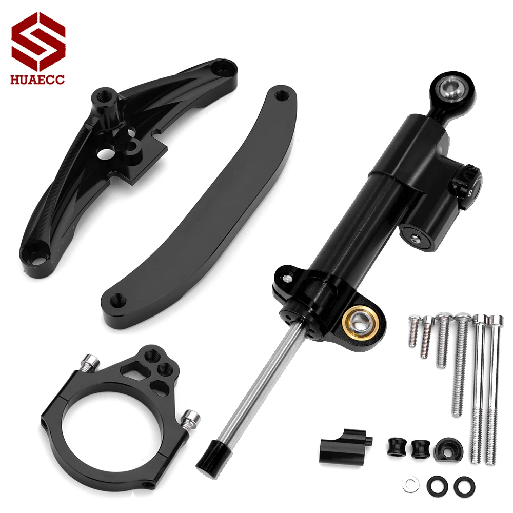 Motorcycle FZ1 Steering Stabilize Damper Bracket Mount for Yamaha FZ1 Fazer 2006-2015 2014 2013 2012 2011 2010 2009 2008