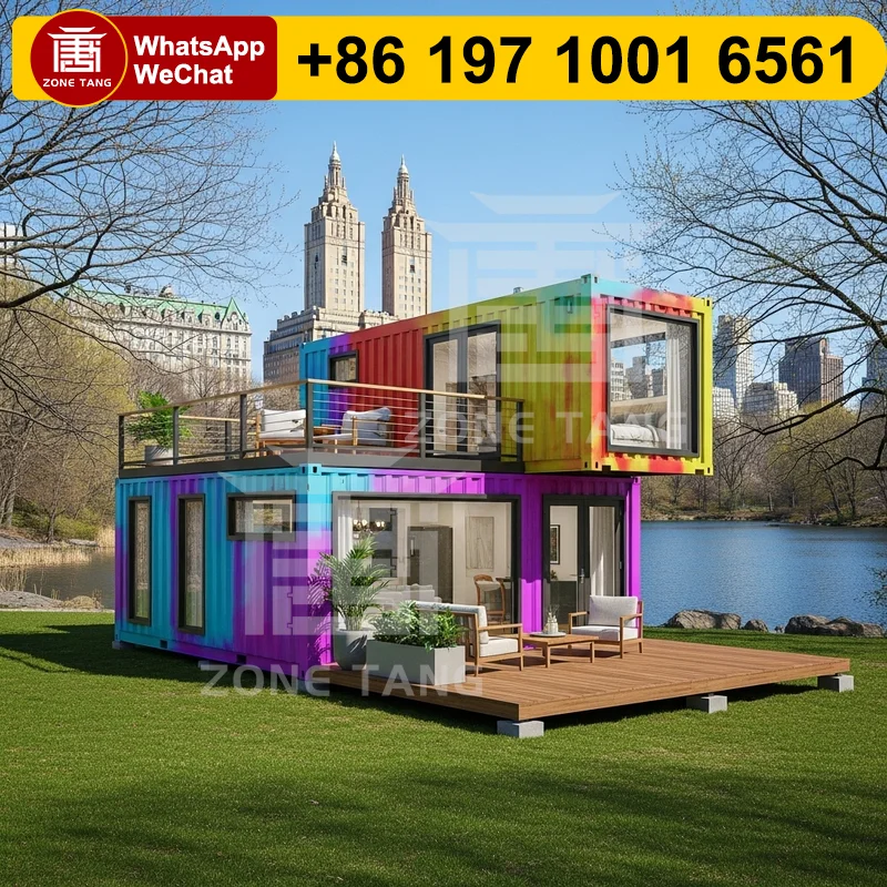 

Off Grid Fabricated Homes Customize Color Beach House Beautiful Container Houses Bungalow Home Temperature Resistant Detachable