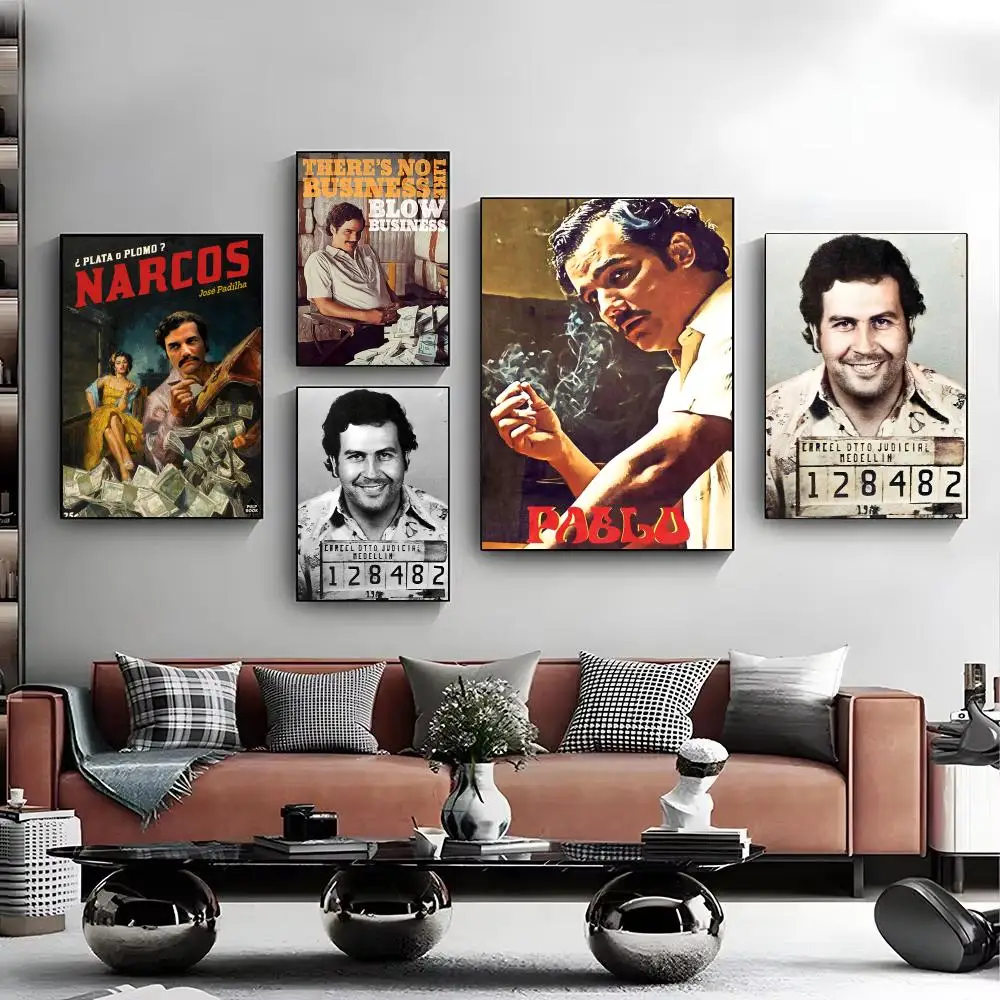 American TV Series N-Narcos Poster Modern Minimalist Wall Art Prints for Bedroom Living Room Aesthetic Contemporary Decor Gift