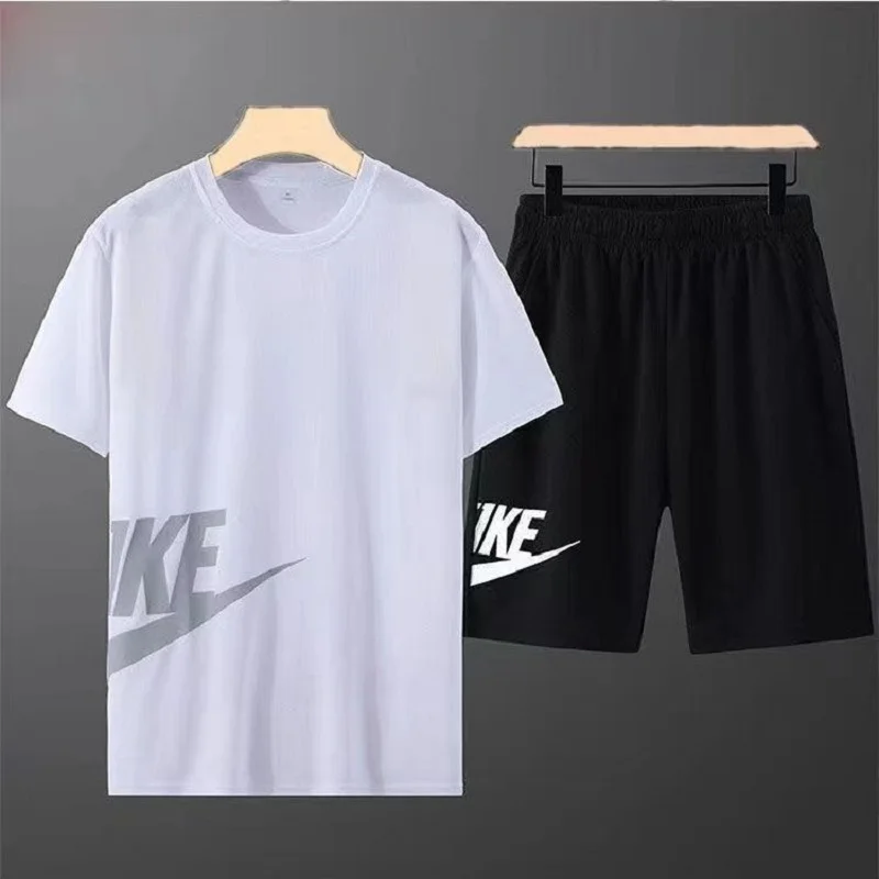 Kids Clothes Boys & Girls Summer Letter Top and Shorts 2 Pieces Set Teenage Boy Quick Drying Tracksuit Children's Sport Outfit