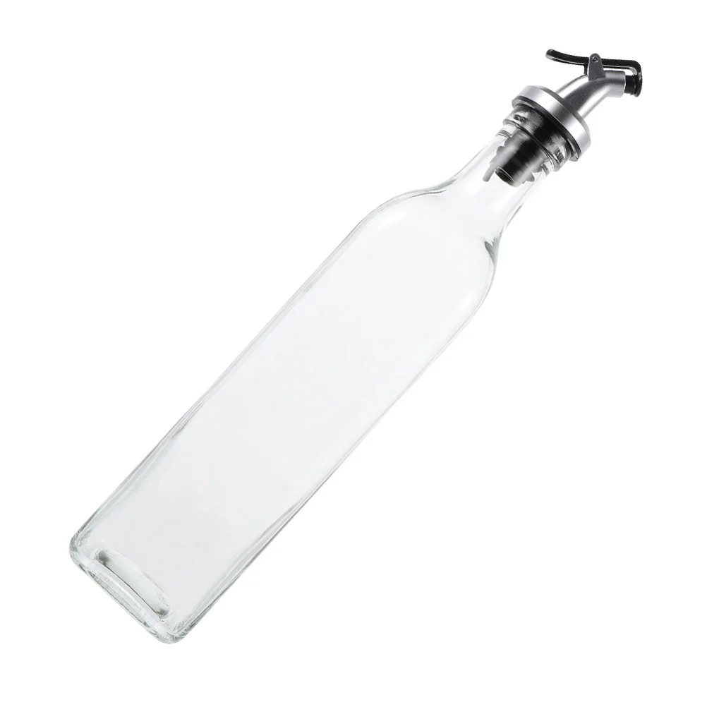 

1Pcs Leakproof Oil Bottle Transparent Glass Practical Cooking Seasoning Bottle for Home Kitchen Oil Can Kitchen Supplies