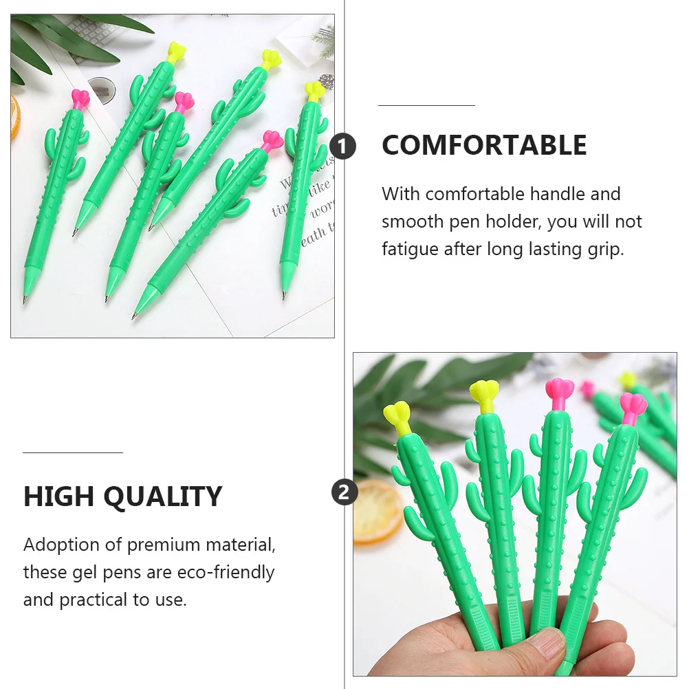 

10Pcs Creative Plastic Cactus Mechanical Pencil Lightweight Automatic Writing Drawing Stationery for Students Sketch Propelling