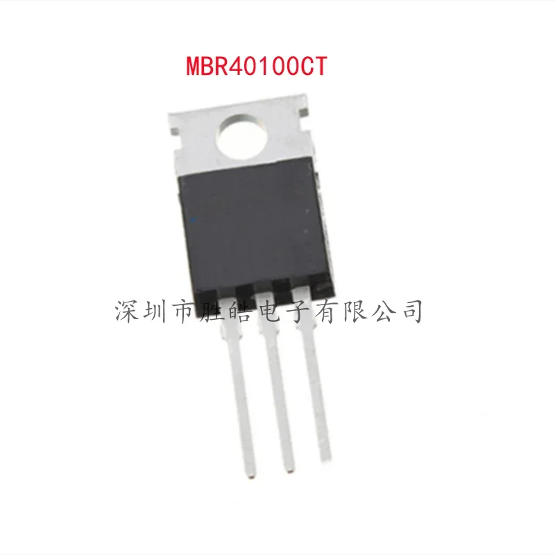 

(10PCS) NEW MBR40100CT MBR40100 B40100G 40A100V Schottky Diode Straight Into TO-220 Integrated Circuit