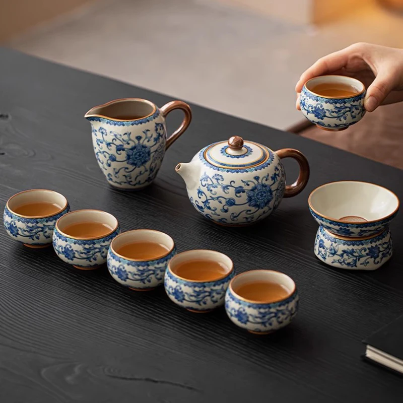 Chinese Ceremony Tea Set Coffee Travel English Maker English Afternoon Tea Set Drinkware Spoon Te Matcha Home Decorationgs