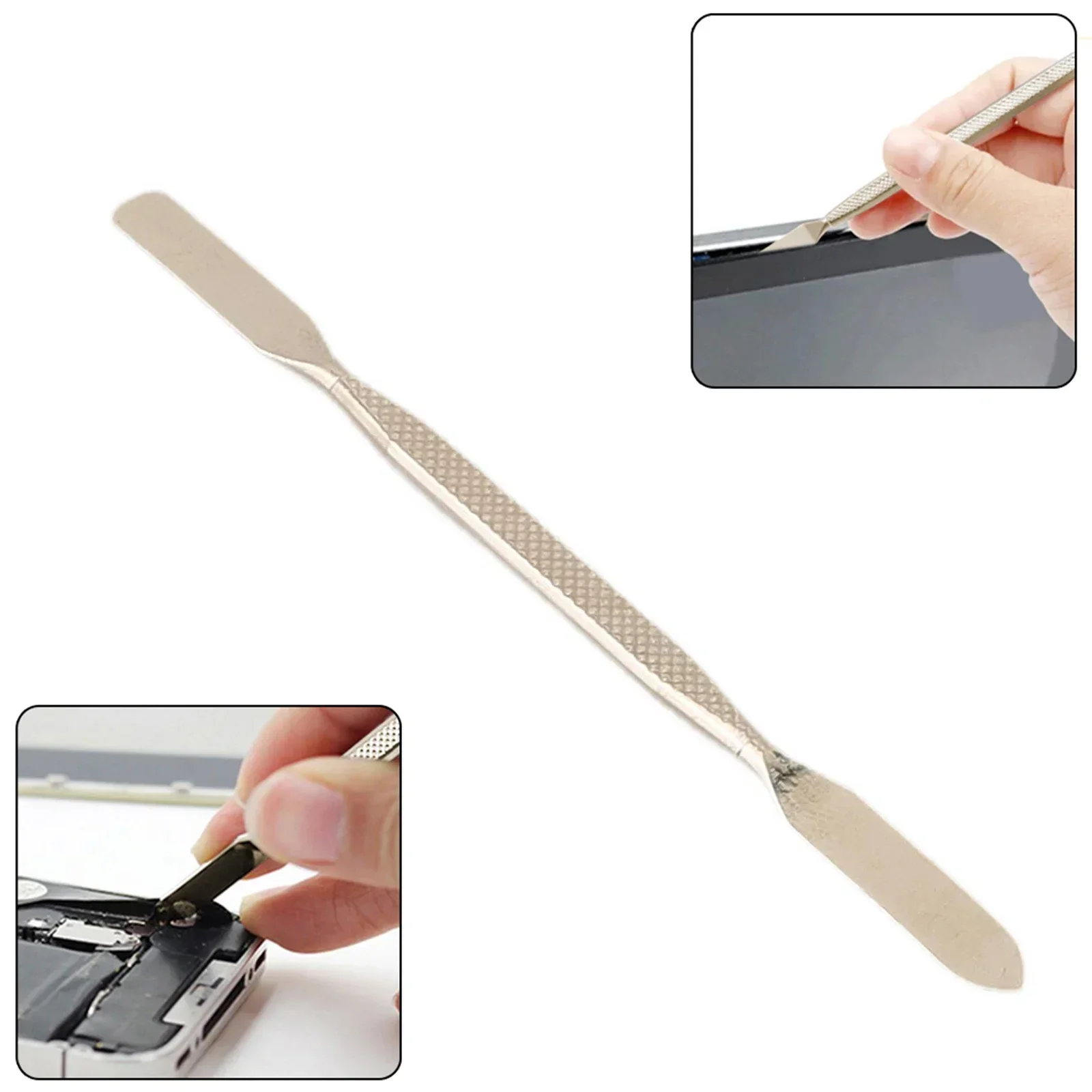 Hot Sale Pry Repair Tools Metal Tablet Opening Phone Spudger Phone Spudger Tablet Pry Silver About 11.4*0.6 Cm