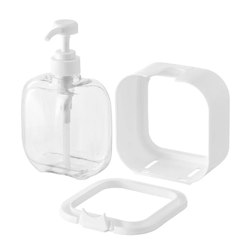 

ABGR-дозатор мыла для ванной комнаты, дозатор жидкости, контейнер для дезинфицирующего средства для рук, бутылка для хранения мытья в ванной, прочный дозатор лосьона