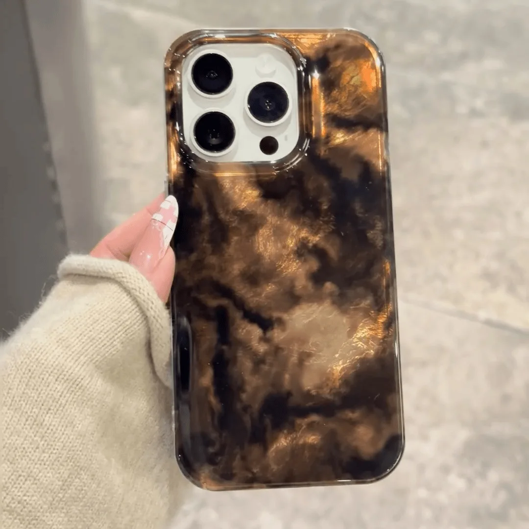 Ámbar otoñal para Apple 15/iPhone13 Feather Shell 12Pro Premium/11puls/Simple 13/x