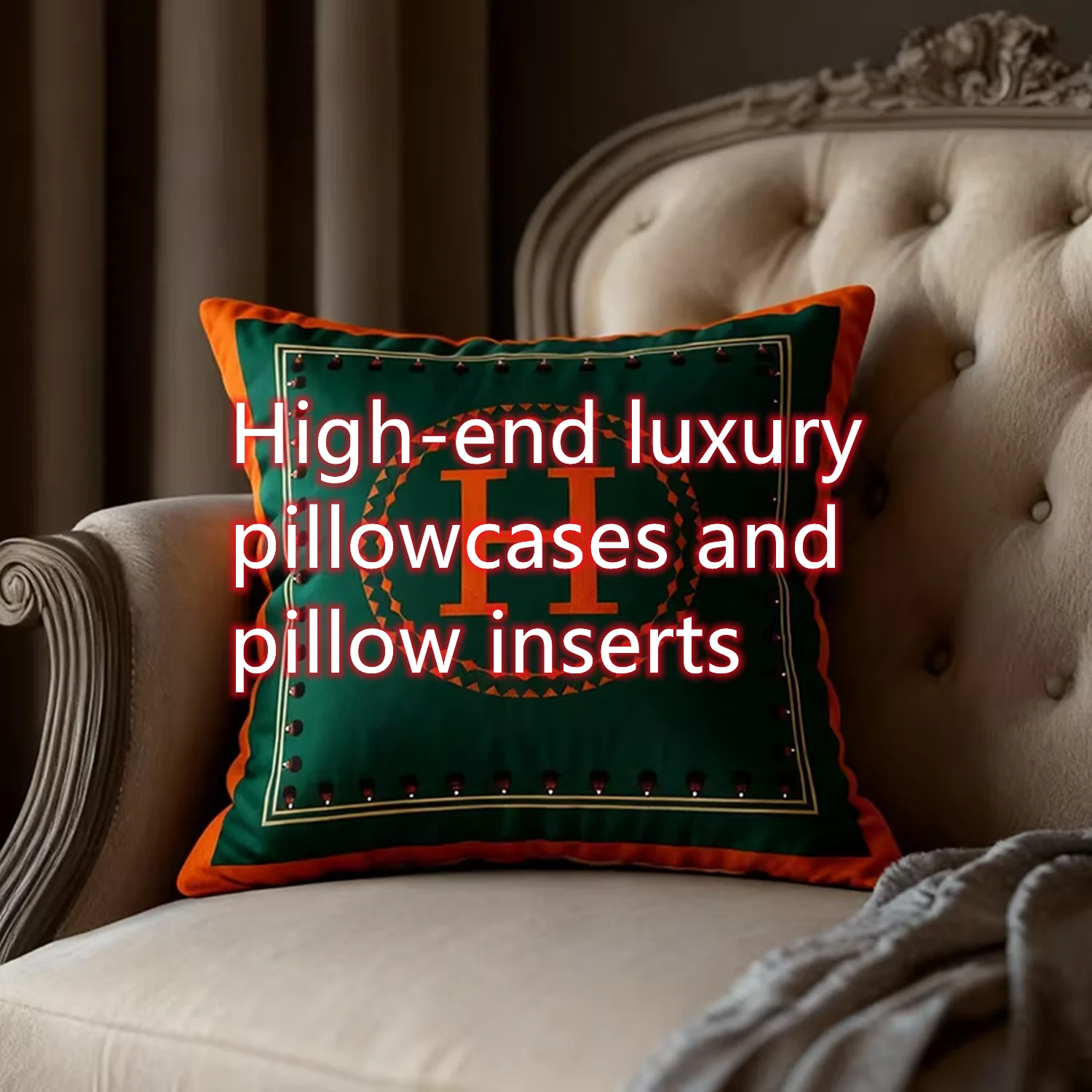 Luxury Velvet Pillowcase Throw Natural Breathable Soft Pillow Cover Fashion Bedding Pillow Cases for Home Bedroom Hotel Dorm