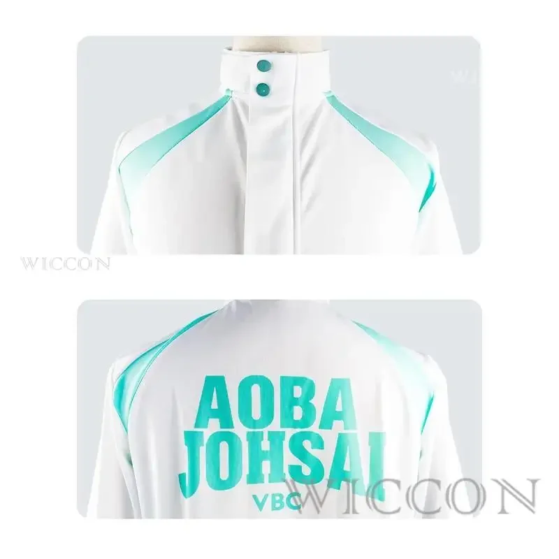 Anime Haikyuu Oikawa Tooru cosplay costume Aoba Johsai High School Volleyball Team Sprotswear Jacket Halloween Costume for Men