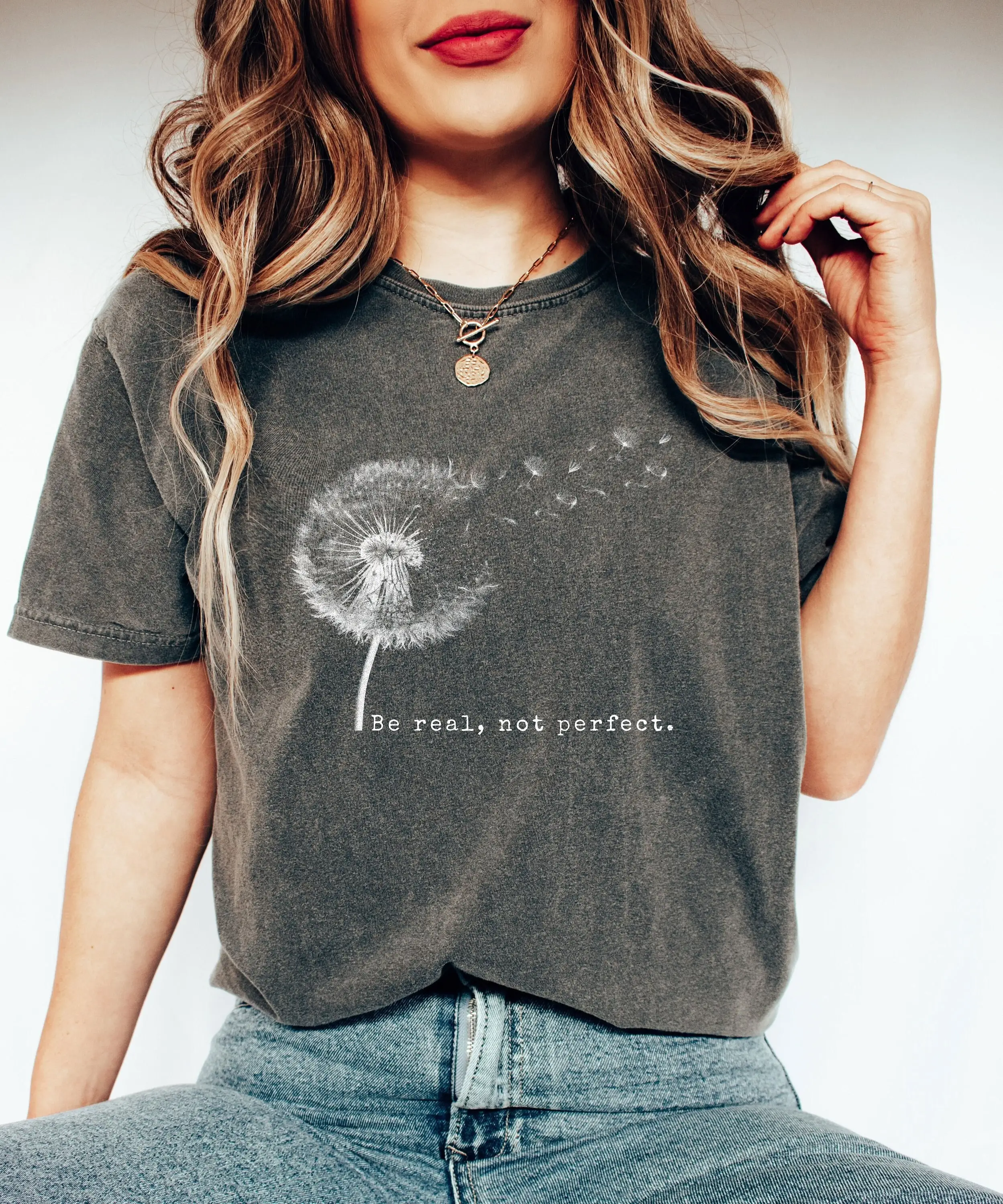 Be Real Not Perfect  Positive Shirt, Love Your Life, Motivational  Inspirational Shirt, Inspiring T-shrit