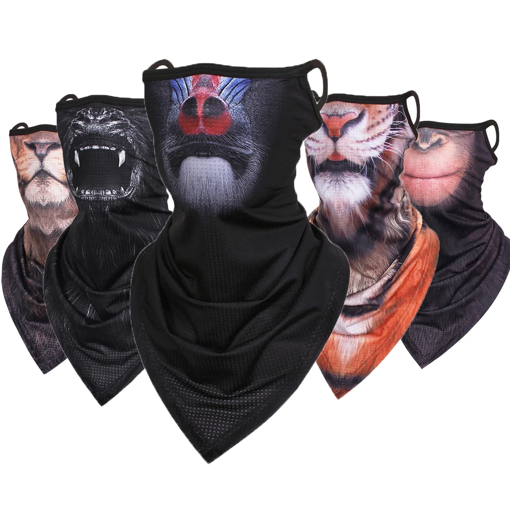 

Multipurpose Protection Face Mask, Outdoor Animal Riding Masks, Neck Tube Warmer Cover, Motorcycle and Bicycle Face Scarf