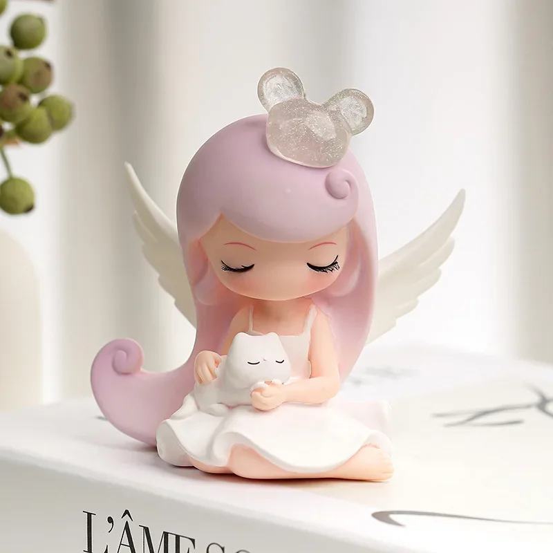 Nuovo 2024 Sweet Dream Angel bambola fatta a mano ornamento decorativo creativo Trendy Play Cake