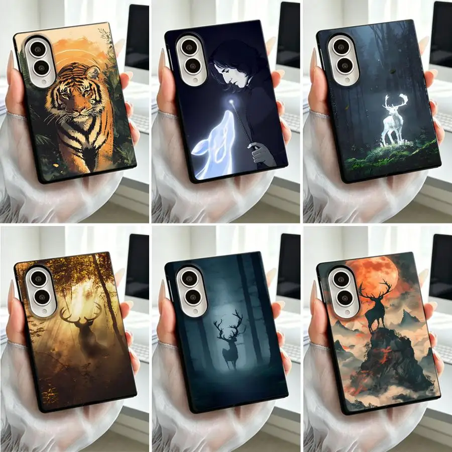 Case for Samsung Galaxy Z Fold 8 ZFold Wide ZFold8 Z Fold8 Wide Phone Capa Tiger Print Wild Graphic