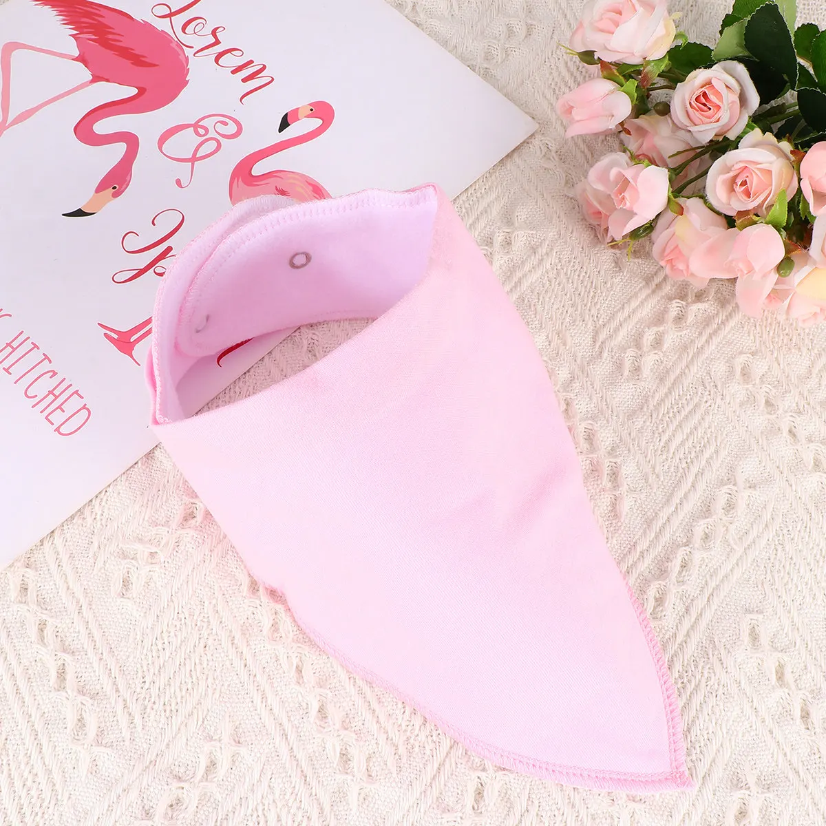 4Pcs Pure Cotton Baby Feeding Towel Soft Absorbent Nursing Towel for Drooling Spills Easy Clean Roll Up Portable Saliva Towels