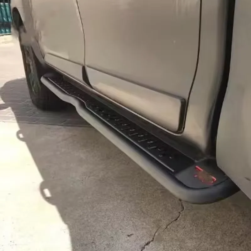 ملحقات سيارة عالية الجودة 4x4 لوحة تشغيل فولاذية خطوة جانبية لتاكوما رام رينجر F150 #2