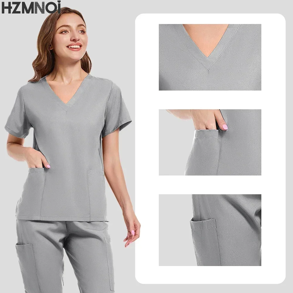 متعدد الألوان غرفة العمليات الدعك مجموعة معاطف للأطباء والممرضات السراويل العليا مختبر عمال ثوب جراحي الطبية التمريض موحدة وزرة السريرية