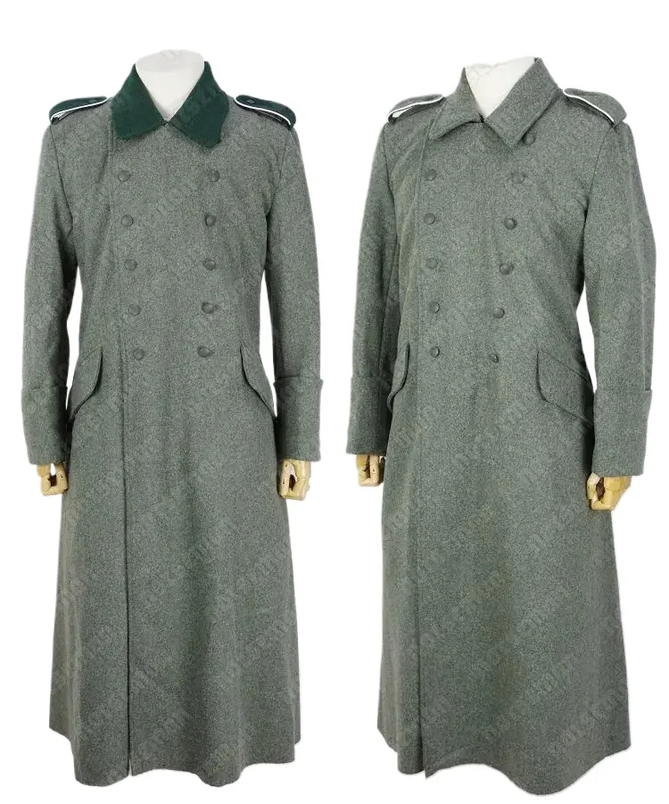 Reproduction German M40 FIELD GREY WOOL GREATCOAT COAT Great coat