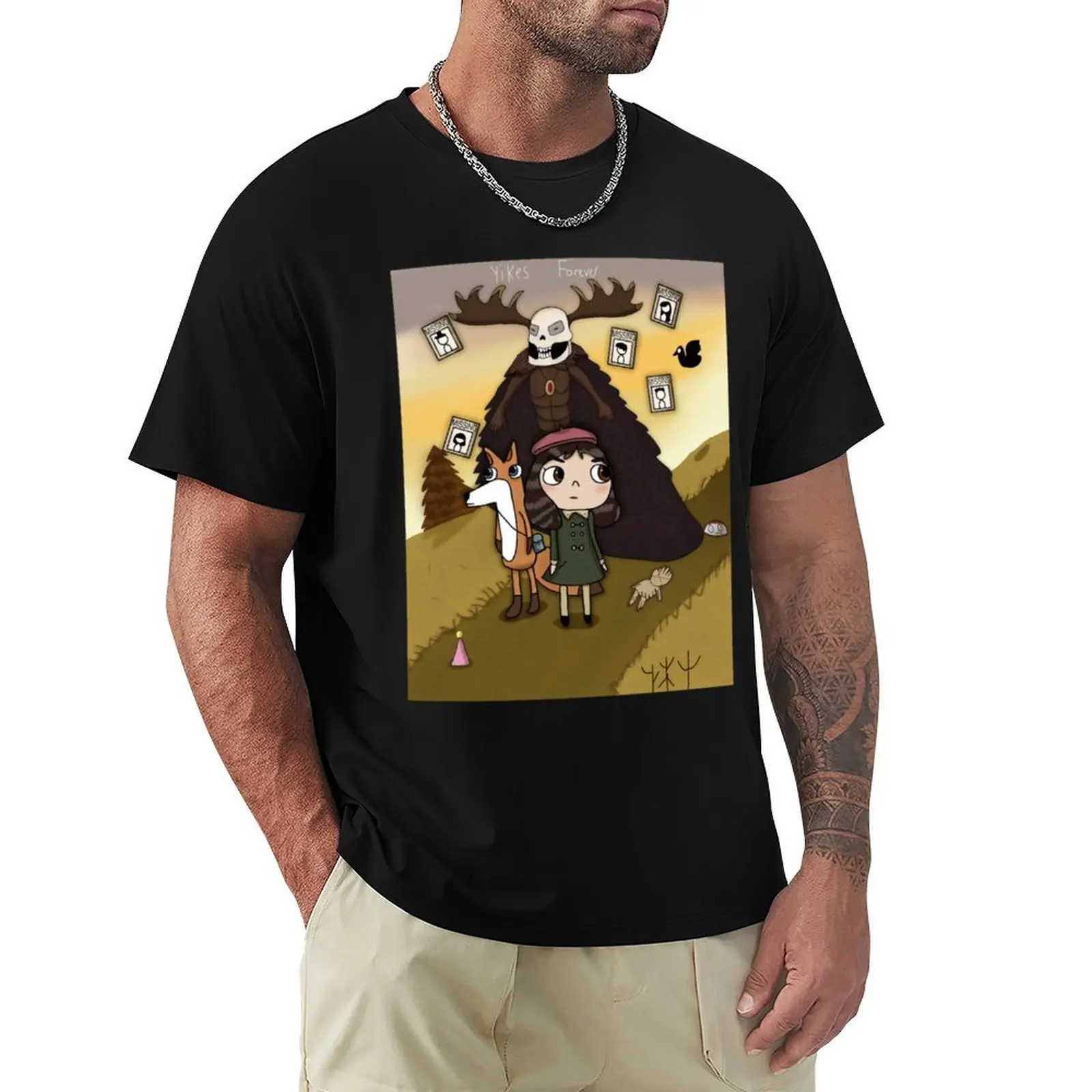 

Little Misfortune Classic T-Shirt Stylish Print Short Sleeve Tee