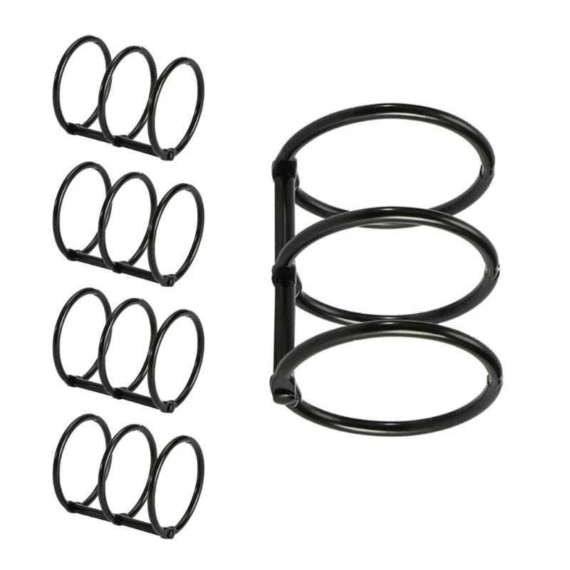 5 พีซี/ชุด 3 แหวนคลิปคลิป Loose Leaf Binder Rings Rings Book Rings สำหรับโรงเรียน