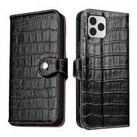 Genuine Leather Crocodile Texture card Slot Wallet Cover For Coolpad CP12 CP12S Cool 30i Magnetic skin shockproof phone Case