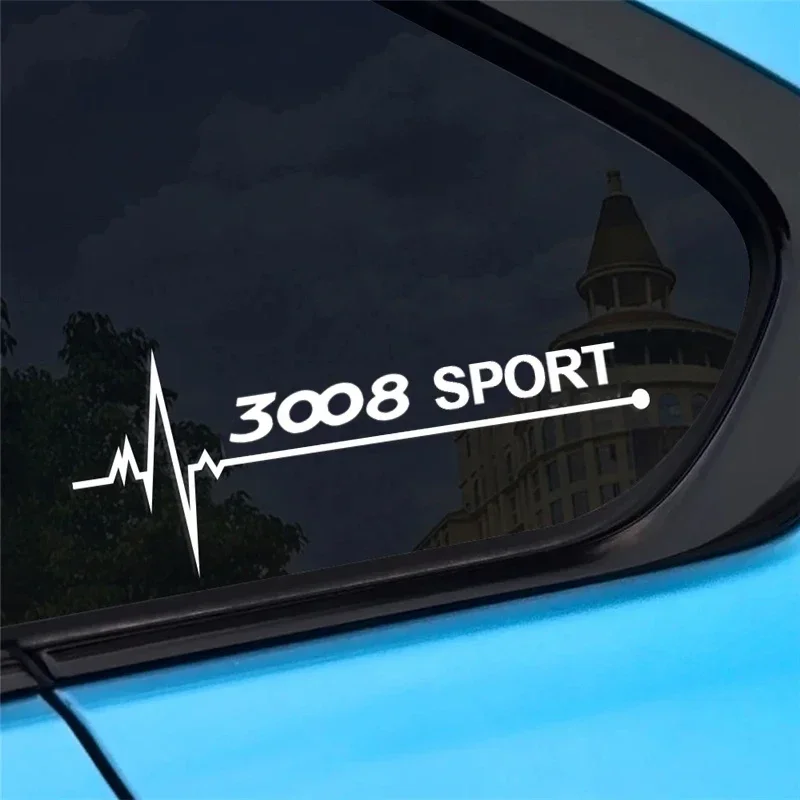 Vinyl Reflecterende Auto Zijraam Sticker Decoratief Sticker Voor 3008 Sport 308 307 407 207 406 408 2008 108 106 208