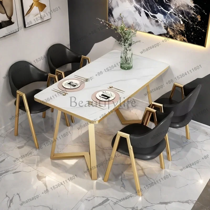 LJY coffee table living room dining table set 4 chairs table and chair set kitchen tables and chairs set complete kitchen furnit