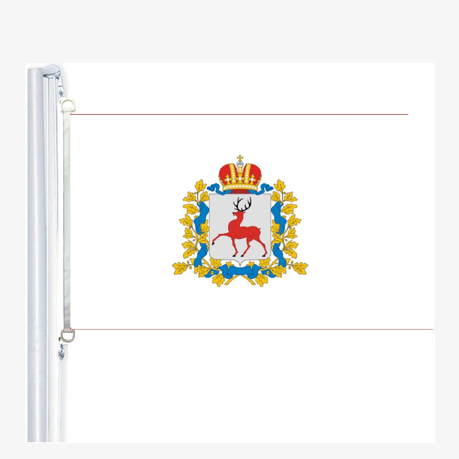 Nizhny Novgorod Oblast flags 90 x 150 cm, 100 % Polyester, Digitaldruck