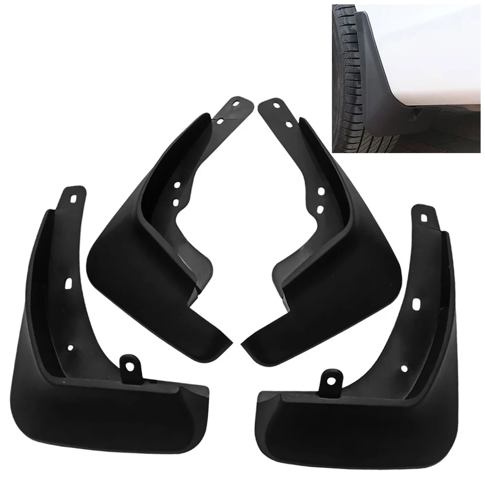 

Брызговики, аксессуары для брызговиков, черные роскошные передние и задние литые детали, сменный брызговик для Kia Rio 11-14