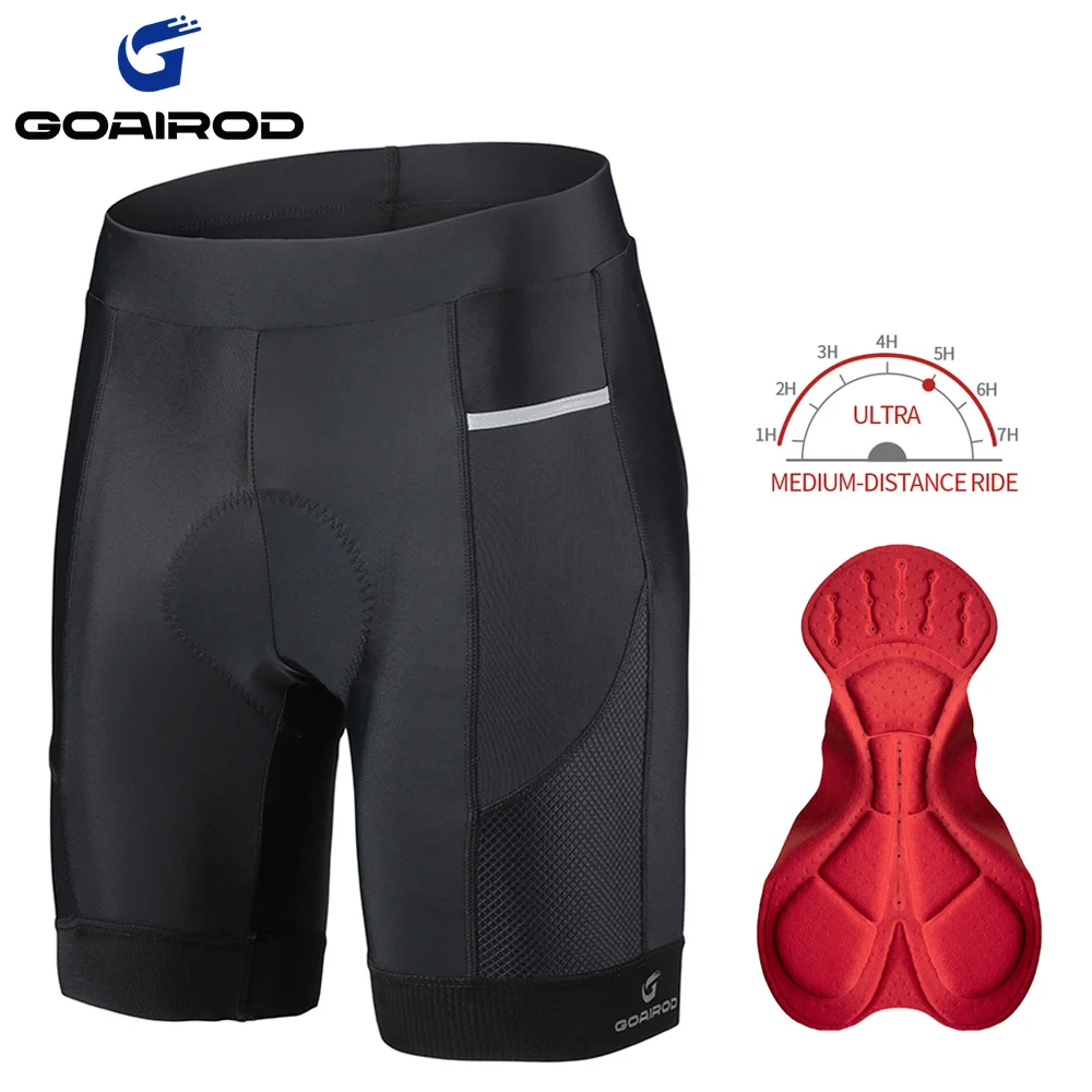 GOAIROD Men Cycling Shorts 5 Hours Gel Pad Summer MTB Bicycle Clothes Downhill Enduro Mountain Road Bike Clothing