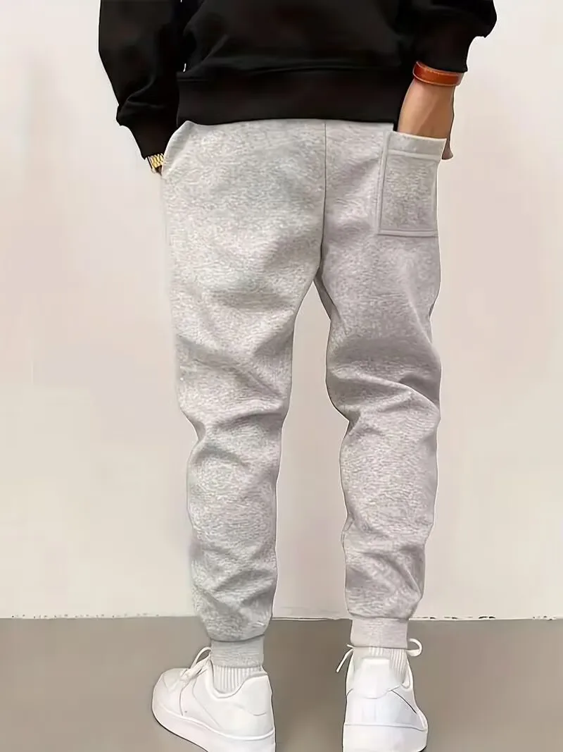 Herren-Cordhose, lockere europäische Größe, hängende, multifunktionale, lässige Hose mit geradem Bein, geeignet für die tägliche Reise