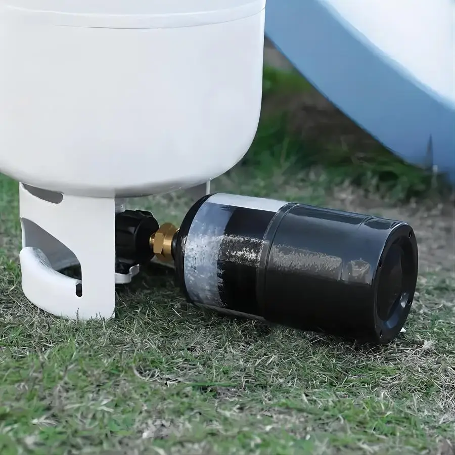 1pc Propane Refill Adapter: Easily Fill 1lb from 20lb LP Gas Cylinder Tank with Solid Brass Coupler