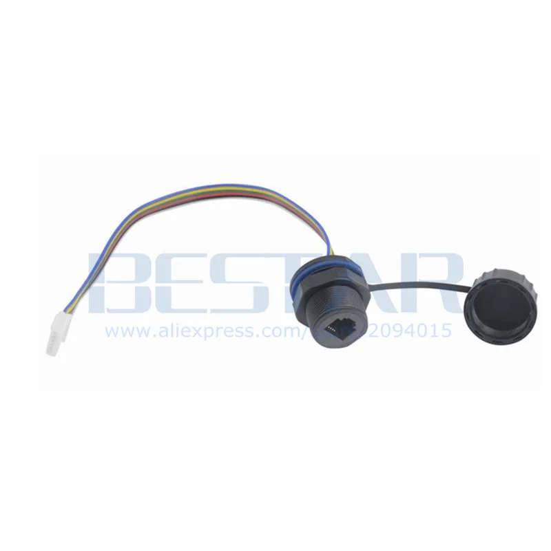 RJ11 M20 موصل مقبس مقاوم للماء XHP 2.54 6P6C خط الهاتف تمديد كابل العالمي 4/6 الأساسية محول موسع